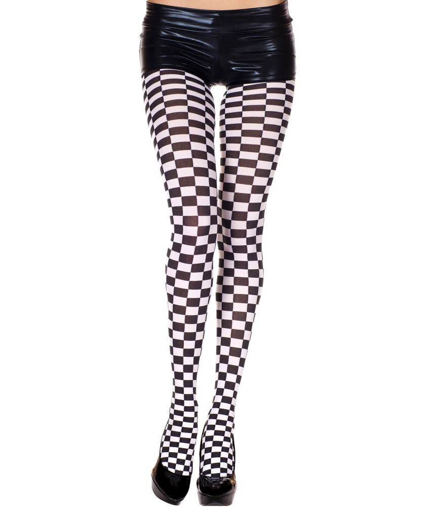 Collant à damier - MH7006BWH